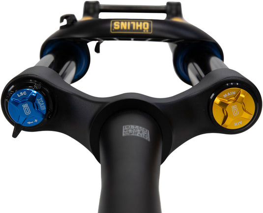 Ohlins RXF34 m.2 Suspension Fork - 29", 130mm, 15mm x 110mm, 44mm Offset, OTX18 Damper, Air Spring, Black