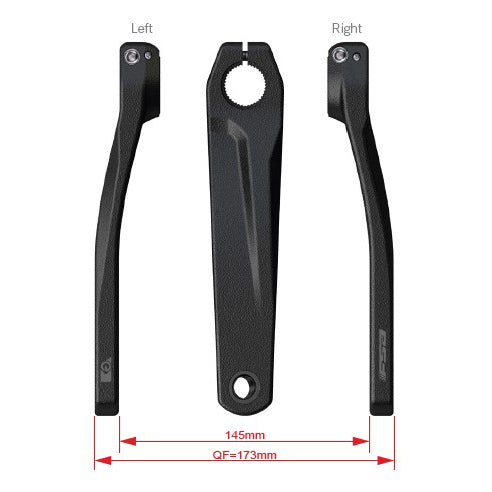 Full Speed Ahead CK-752 Shimano STEPS Ebike Crank Armset - 160mm Fits Shimano