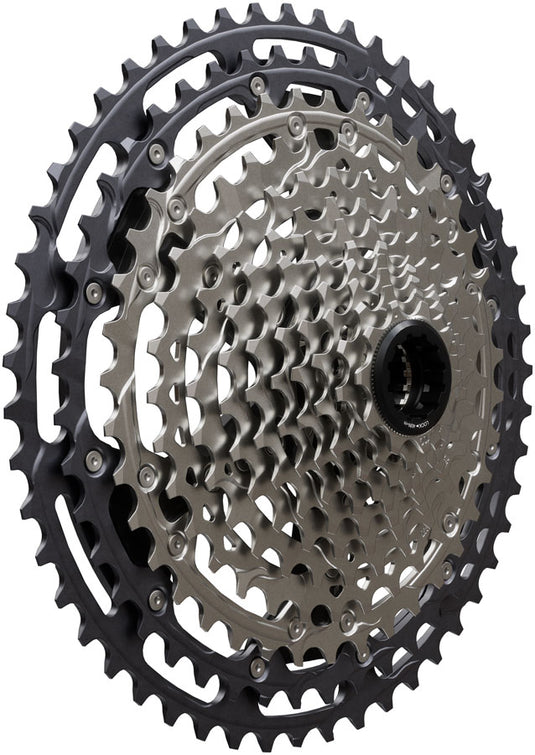 Shimano Deore XT CS-M8200-12 Cassette - 12-Speed, 10-51t, Hyperglide+, Micro Spline, Gray/Silver