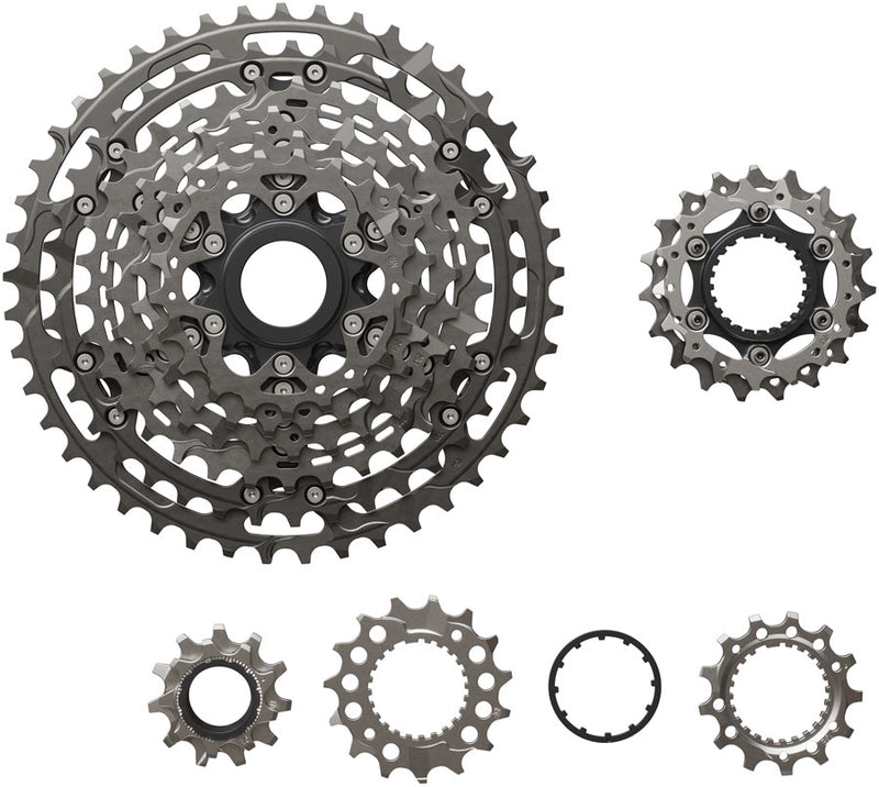 Load image into Gallery viewer, Shimano XTR CS-M9200-12 Cassette - 12-Speed, 9-45t, Hyperglide+, Micro Spline, Gray
