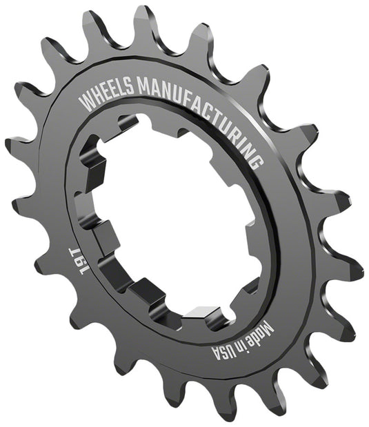 Wheels Manufacturing SOLO-SPEED Cog - 19t, Fits SOLO-SPLINE and SOLO-XD kits, Black