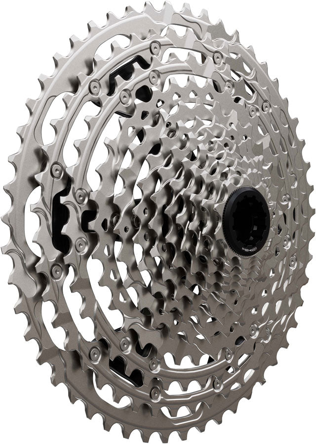 Load image into Gallery viewer, Shimano Deore CS-M6200-12 Cassette - 12-Speed, 10-51t, Hyperglide+, Micro Spline, Silver
