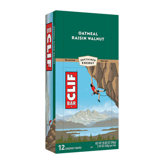 Clif Bar Original Oatmeal Raisin Walnut Box of 12 Convenient Source of Energy