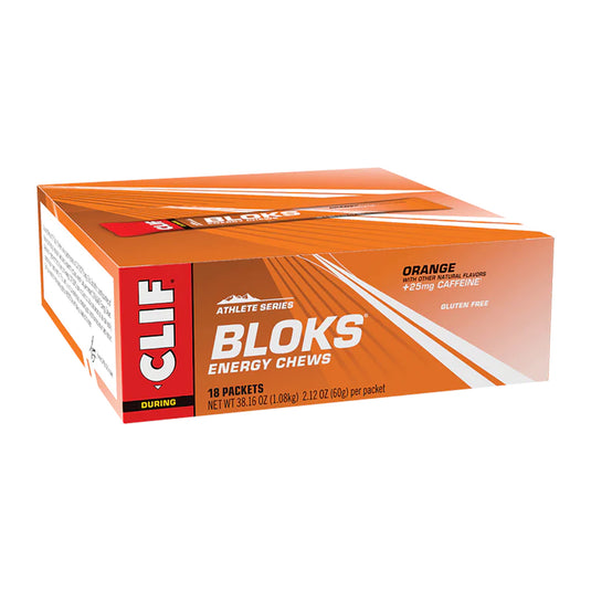 Clifbar Clif Bloks Energy Chews Energy Orange Box of 18 No