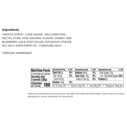 Clif Shot Bloks Mountain Berry Box of 18 Energy & Electrolyte Chews