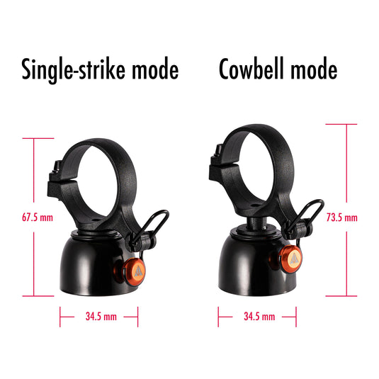 Granite-Design Cricket Bell, Black