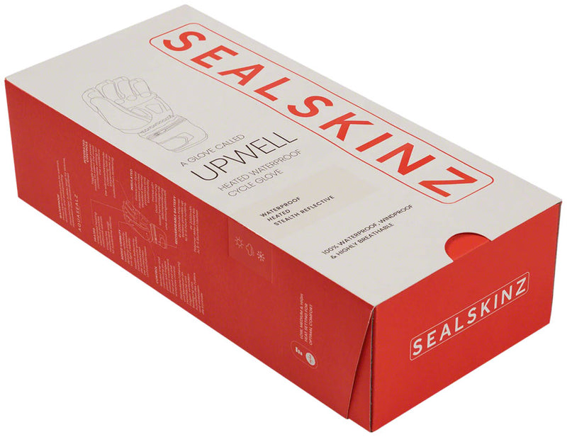 Load image into Gallery viewer, SealSkinz Upwell Heated Gloves - Black, Large
