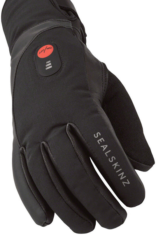 SealSkinz Upwell Heated Gloves - Black, Large