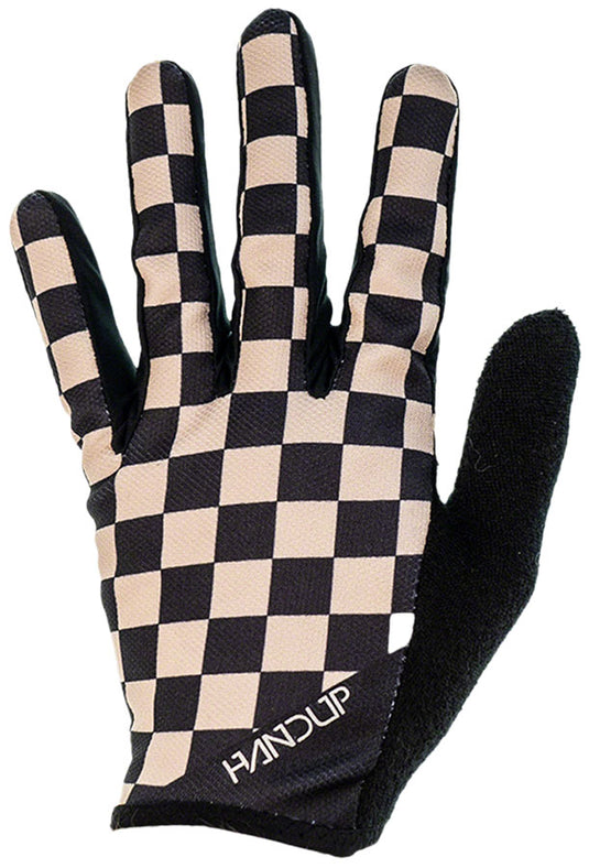 Handup Most Days Gloves - Checkered Black/Tan, Large