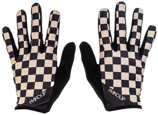 Handup-Most-Days-Gloves-Checkered-Black-Tan-Gloves-Medium-GLVS13729-Cycling-Gloves