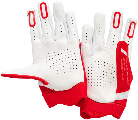 100% Itrack Gloves - Red, X-Large