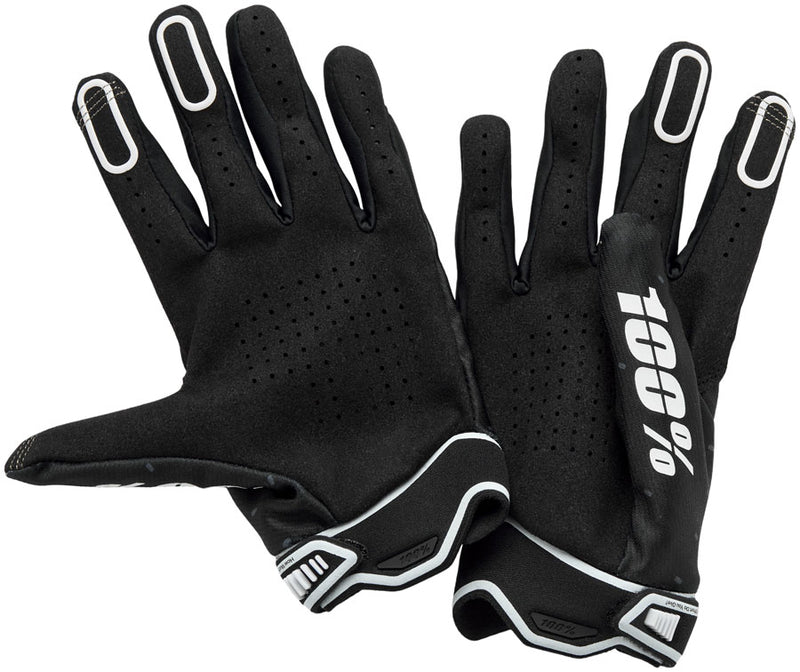 Load image into Gallery viewer, 100% Ridefit Gloves - Black, 2X-Large
