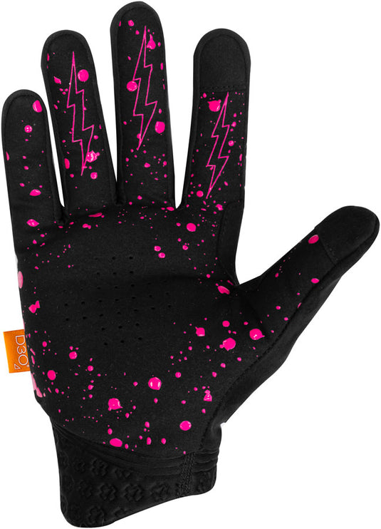 Muc-Off D30 Rider Full Finger Gloves, Bolt, S, Pair