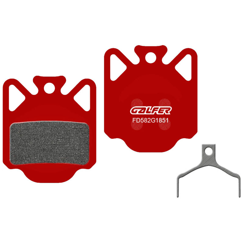 Load image into Gallery viewer, Galfer Campagnolo Ekar Disc Brake Pads Organic &amp; Semi-Metallic High-Performance Replacement Kit
