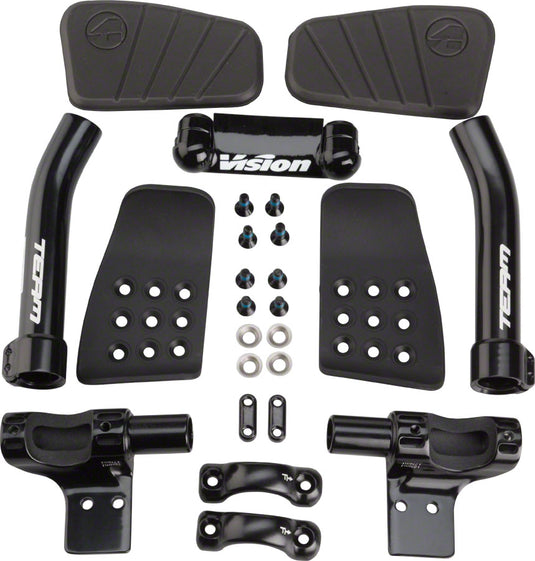 Vision-Mini-TT-Clip-On-Aero-Bar-Time-Trial-Triathlon-Bike-Track-Bike-Road-Bike-HB0660-Clip-On-Aero-Bar-For-Road-Bike