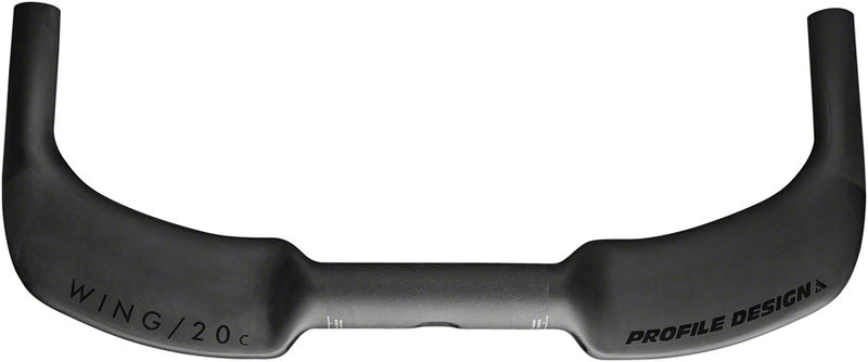 Load image into Gallery viewer, Profile Design WING/20c Base Bar - 31.8 Clamp, 38cm, Carbon, Black

