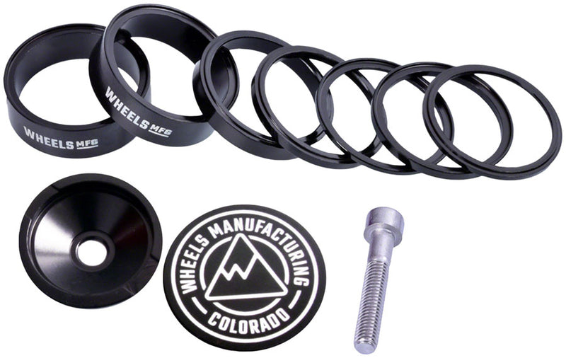 Load image into Gallery viewer, Wheels-Manufacturing-Pro-StackRight-Headset-Spacer-Kit-Headset-Stack-Spacer-HDSS0314
