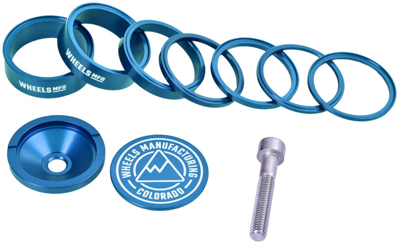Load image into Gallery viewer, Wheels-Manufacturing-Pro-StackRight-Headset-Spacer-Kit-Headset-Stack-Spacer-HDSS0315
