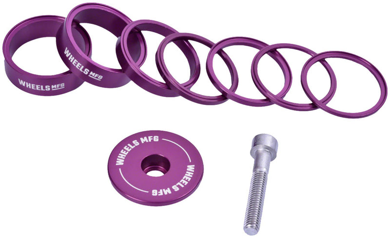 Load image into Gallery viewer, Wheels-Manufacturing-Essential-StackRight-Headset-Spacer-Kit-Headset-Stack-Spacer-HDSS0338
