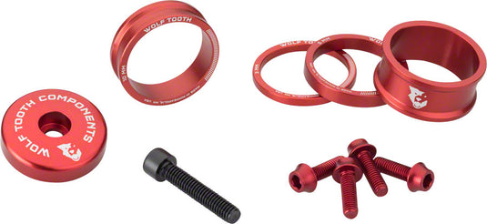 Premium Alloy Headset Spacer Kits with Integrated Top Caps — Customizable Colors & Sizes for Bike Styling, Performance, and Compatibility