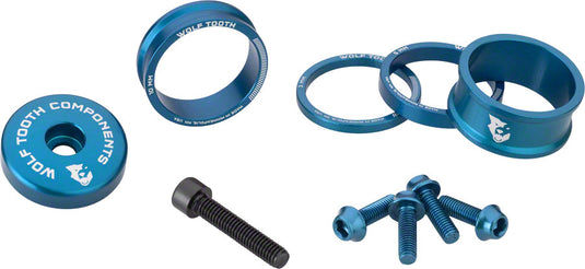 Premium Alloy Headset Spacer Kits with Integrated Top Caps — Customizable Colors & Sizes for Bike Styling, Performance, and Compatibility