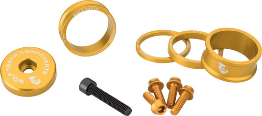 Premium Alloy Headset Spacer Kits with Integrated Top Caps — Customizable Colors & Sizes for Bike Styling, Performance, and Compatibility