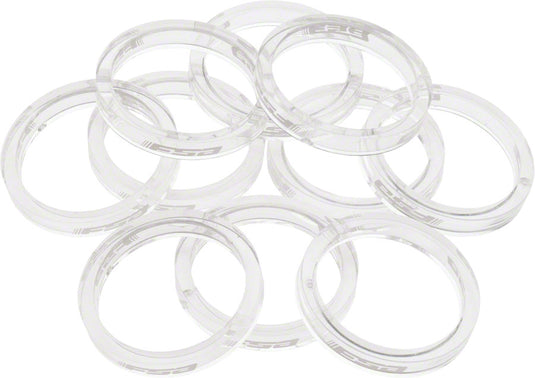 Full Speed Ahead Polycarbonate Headset Spacers 5mm (10 Pack) Transparent
