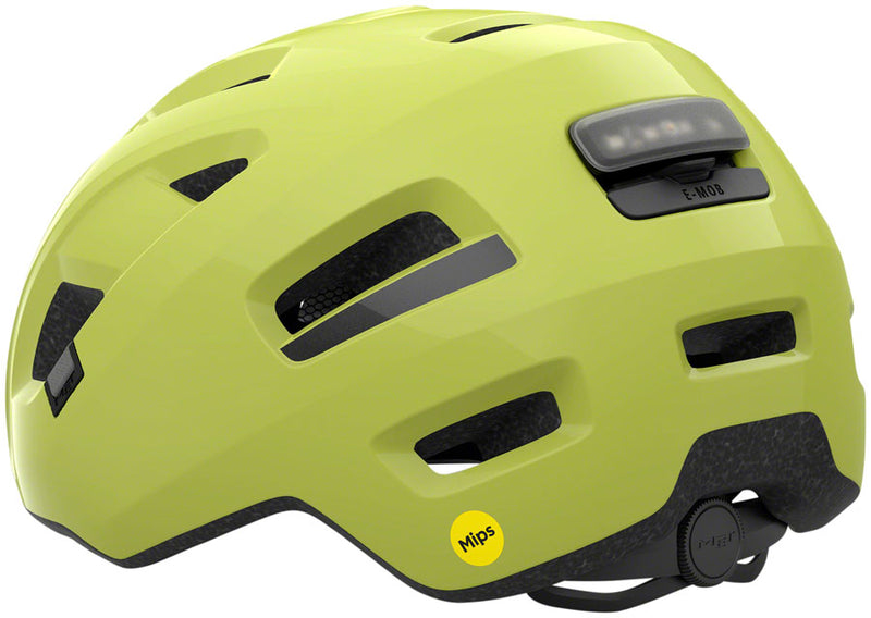 Load image into Gallery viewer, MET E-Mob MIPS Helmet - Lime Gloss, Medium
