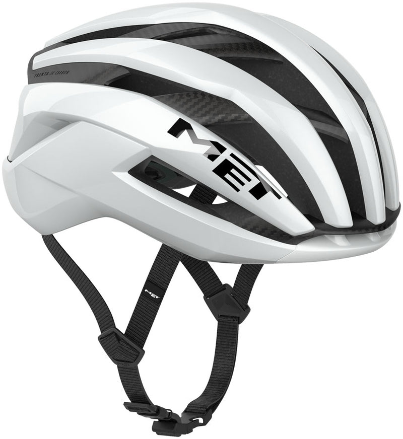 Load image into Gallery viewer, MET Trenta 3K Carbon Helmet - White Gloss, Small
