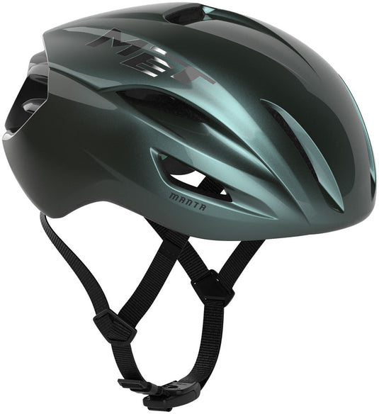 MET Manta Helmet - Hyper Teal Glossy, Small
