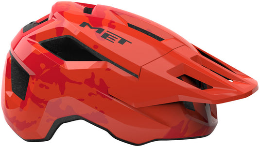 MET Shelter Youth Helmet - Red Glossy, Universal