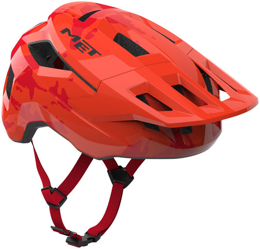 MET Shelter Youth Helmet - Red Glossy, Universal