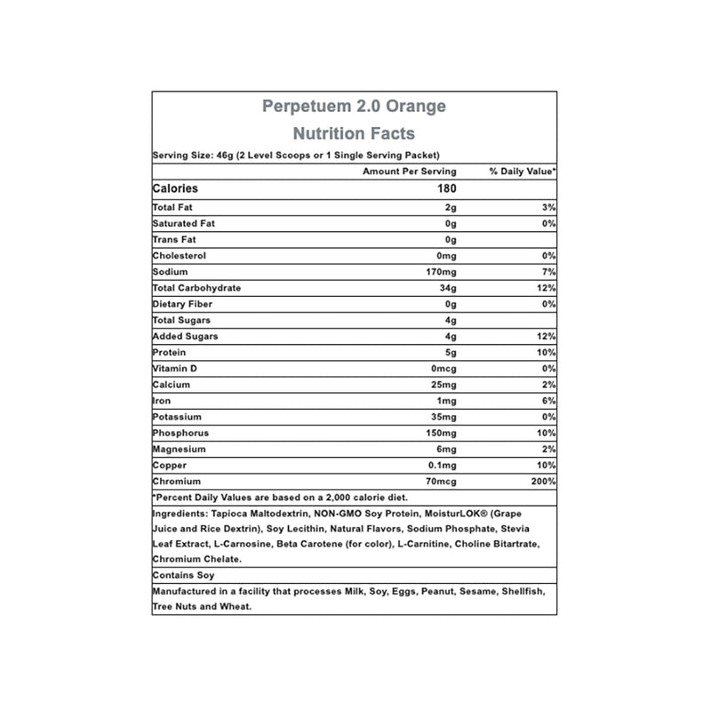 Load image into Gallery viewer, Hammer Nutrition Perpetuem 2.0, Orange, 32 Servings
