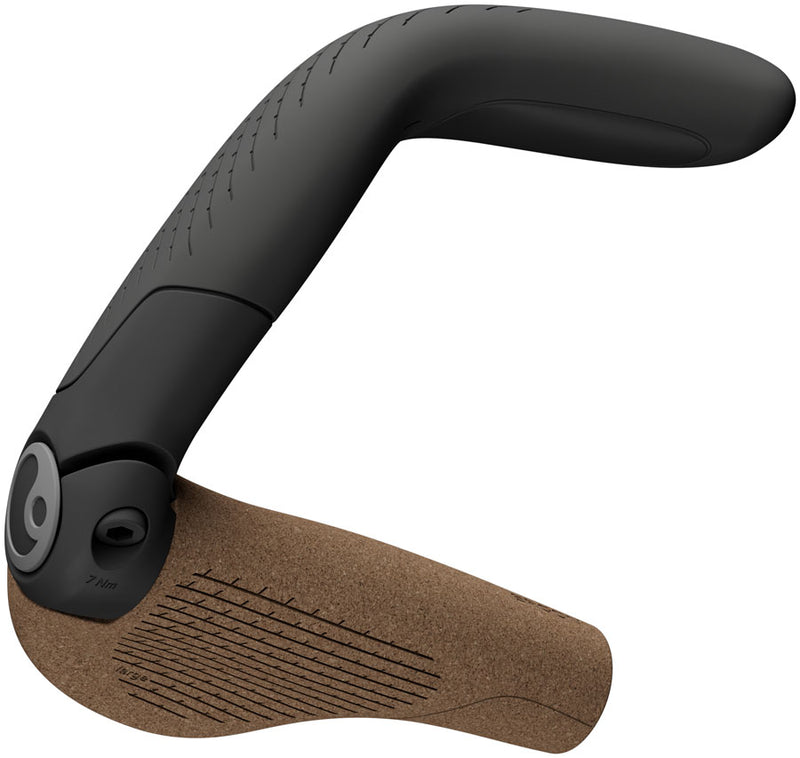 Load image into Gallery viewer, Ergon GP5 Evo BioKork Grips - Lock-On, Large, Black/Tan
