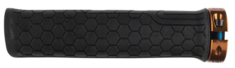 Load image into Gallery viewer, RaceFace Getta Grips - Lock-On, 33mm, Black/Kashmoney Gold
