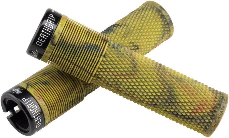 Load image into Gallery viewer, DMR-Flangeless-Deathgrip-Thick-Grips-Lock-On-Grip-140-Bicycle-Grips
