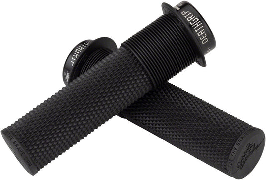 DMR-Race-Flangeless-Deathgrip-Thick-Grips-Lock-On-Grip-140-Bicycle-Grips