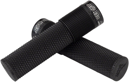 DMR-Race-Flangeless-Deathgrip-Thick-Grips-Lock-On-Grip-140-Bicycle-Grips