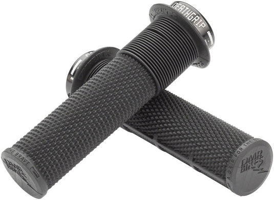 DMR-Flanged-Deathgrip-Thick-Grips-Lock-On-Grip-140-Bicycle-Grips