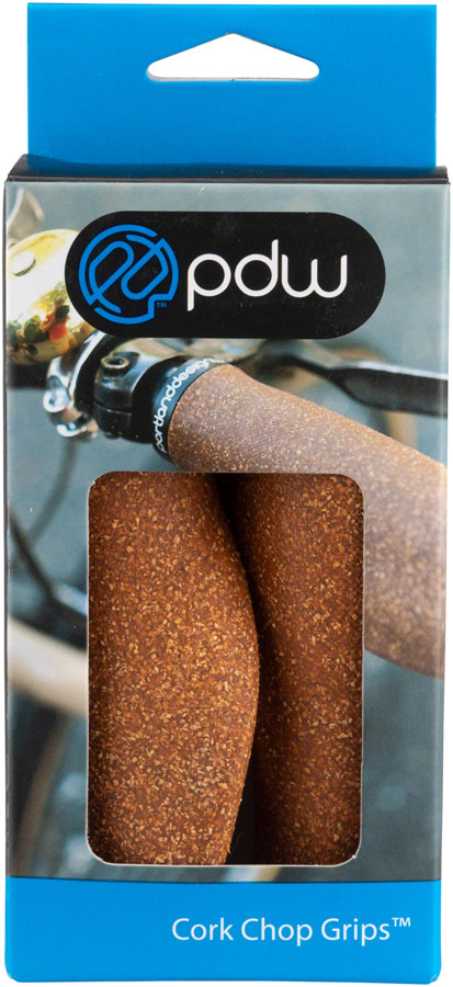Portland Design Works Cork Chop Grips Single Lock On Cork 128mm