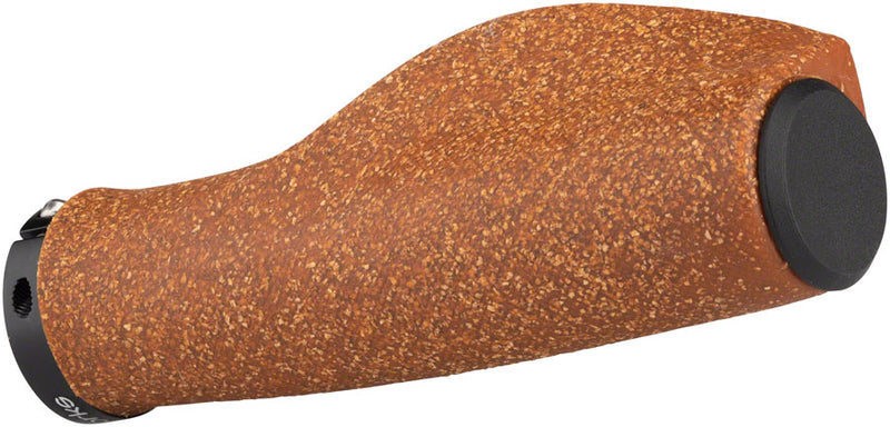 Load image into Gallery viewer, Portland Design Works Cork Chop Grips Single Lock On Cork 128mm
