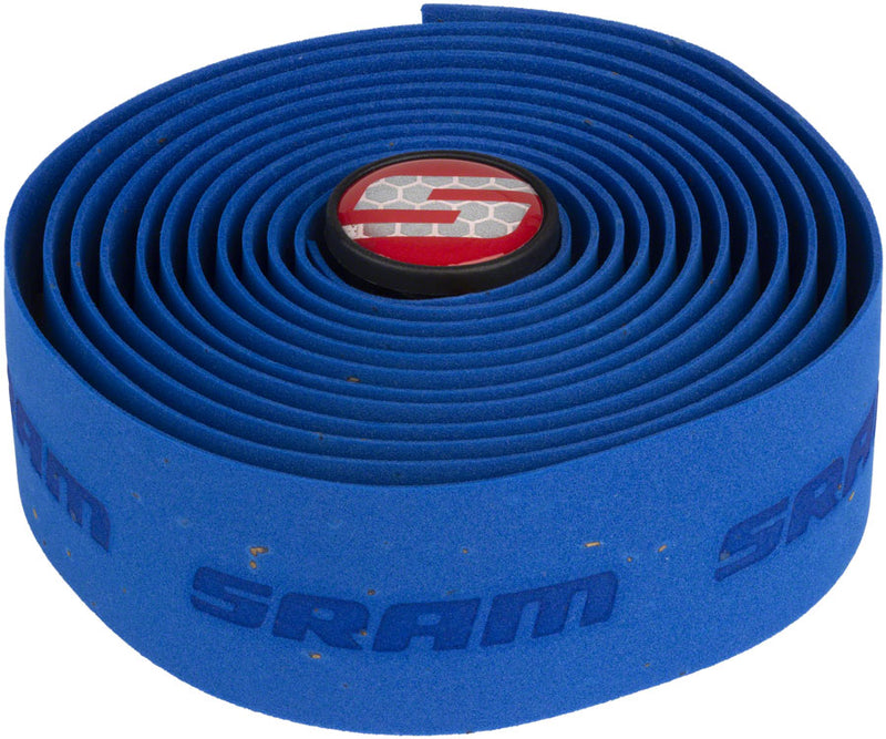 Load image into Gallery viewer, SRAM-SuperCork-Bar-Tape-Handlebar-Tape-Blue-HT4502-Road-Bar-Tape
