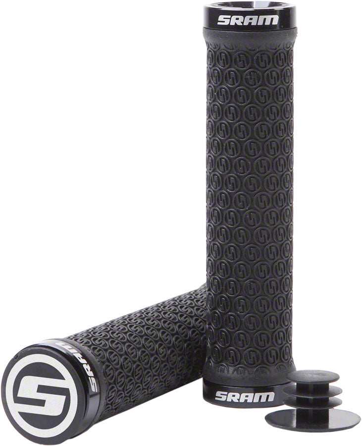 Load image into Gallery viewer, Sram Locking Grips Dual Lock On Black 135mm
