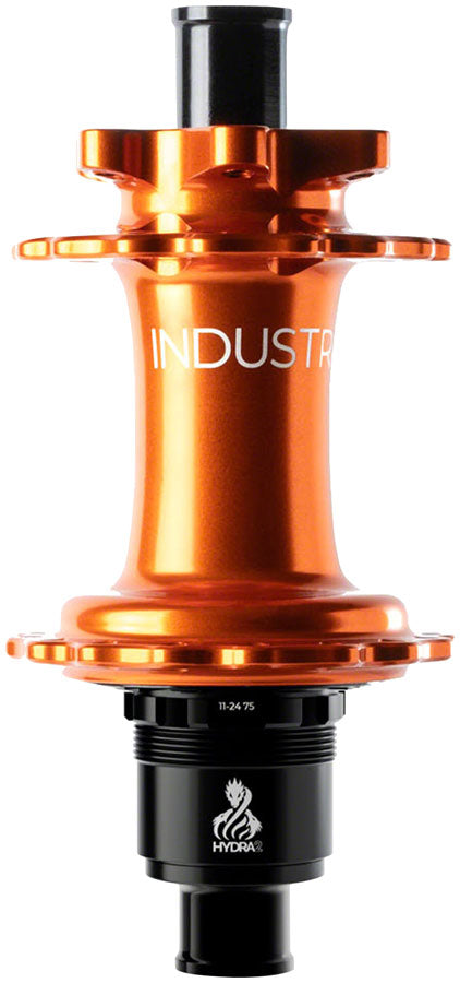 Industry Nine Hydra 2 Boost XD, Disc Hub, Rear, 28H, 12mm TA, 148mm, SRAM XD, Orange