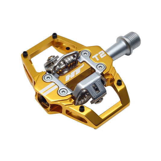 HT-Pedals-T2-Clipless-Pedals-with-Cleats-PEDL2555-Bicycle-Pedals