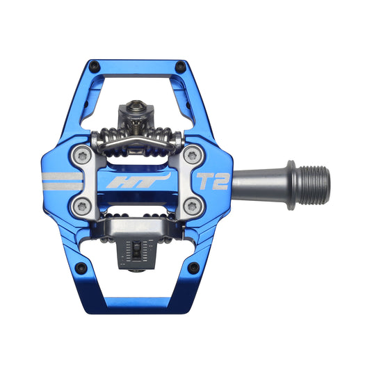 HT-Pedals-T2-Clipless-Pedals-with-Cleats-Aluminum-PEDL1811-Bicycle-Pedals