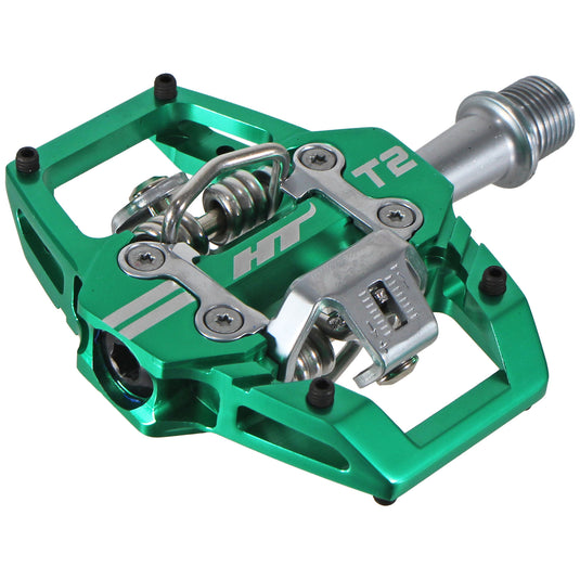 HT-Pedals-T2-Clipless-Pedals-with-Cleats-PEDL3566-Bicycle-Pedals