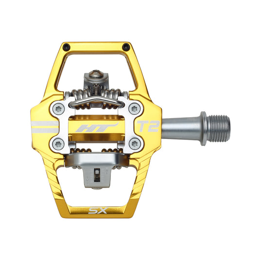 HT-Pedals-T2-SX-Clipless-Pedals-with-Cleats-PEDL2550-Bicycle-Pedals
