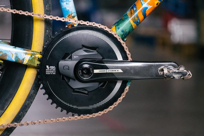 Load image into Gallery viewer, Premium Wolf Tooth Aero 107 BCD Chainrings – Lightweight Aluminum, Drop-Stop® Tech, Optimized for SRAM Eagle &amp; Flattop Chains, Cycling Parts

