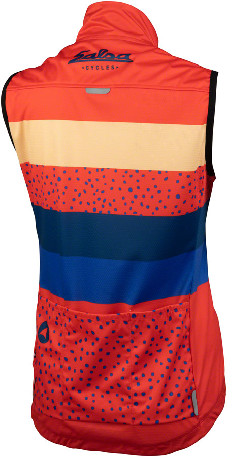 Load image into Gallery viewer, Salsa Team Polytone Women's Vest - Red, w/ Stripes, Medium
